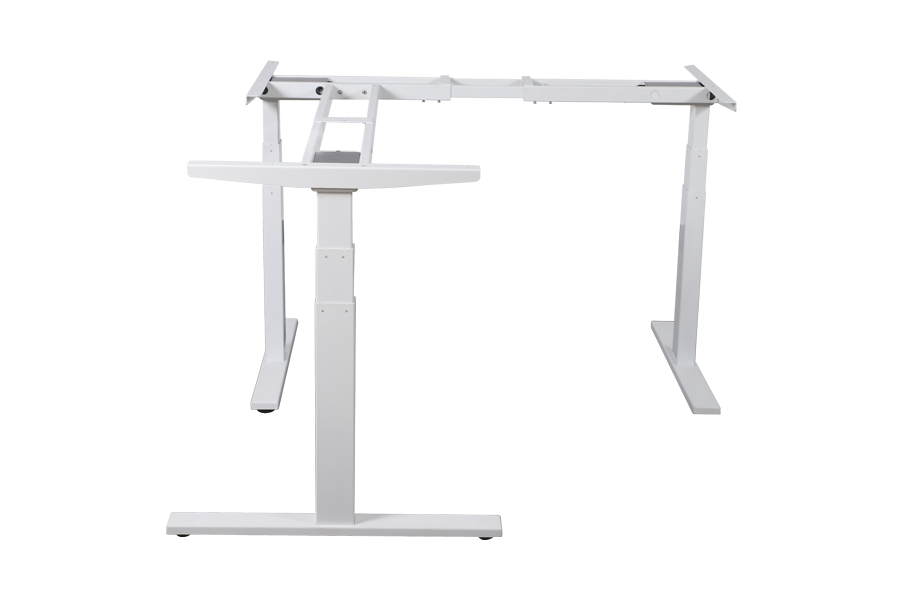 WK-3A3 L-formet hjørne elektrisk 3-motors elevatorbord Computer Skrivebordsstativ